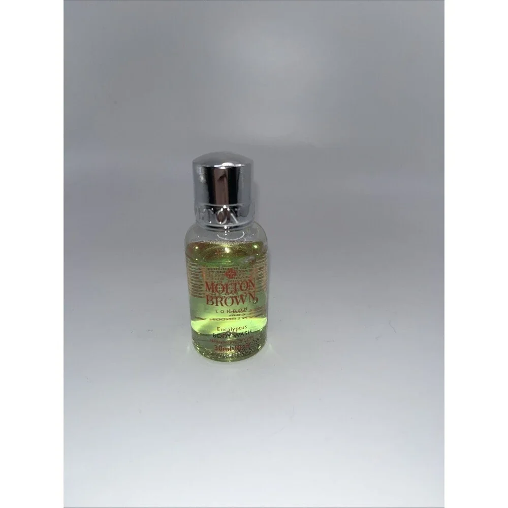 Molton Brown London EUCALYPTUS Body Wash Gel Bath Travel Size 1 oz/30mL New RARE